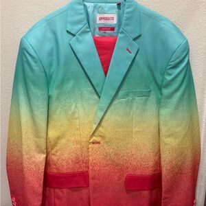 OppoSuits Vibrant Gradient Blazer